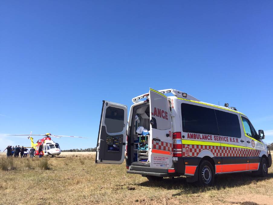 BE PREPARED: NSW Ambulance and Westpac Rescue Helicopter were required to attend a number of instances involving animals at the weekend.