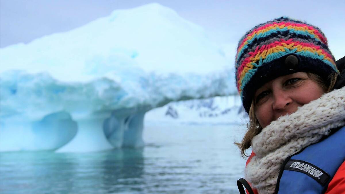 Yass social scientist Kate MacMaster has just returned from as one of 77 female scientists on the trip of a lifetime to the southern ice cap. Photo: supplied