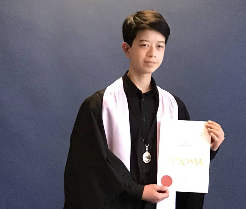 NATIONAL STAGE: Year 9 student Ken Noonan's amazing musical talent and drive have been nurtured through the diverse opportunities and experiences that were offered at The Scots College.