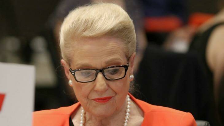 Former speaker Bronwyn Bishop's infamous ''Choppergate'' scandal was the cause of an independent review into entitlements for politicians. Photo: Alex Ellinghausen