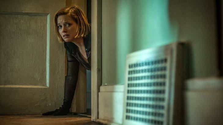 Blind terror ... Jane Levy in a scene from <i>Don't Breathe</i>. Photo: Sony