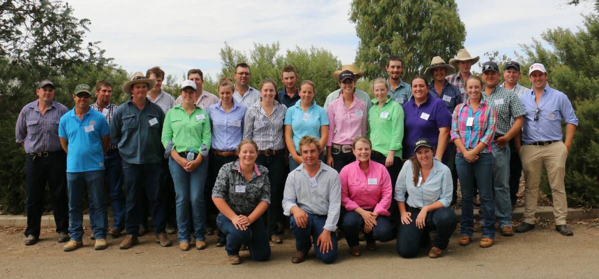 DYNAMIC: Young cattle breeders at the Herefords Australia Young Guns Conference in Cootamundra. Photo: Kim Woods, Outcross Media 