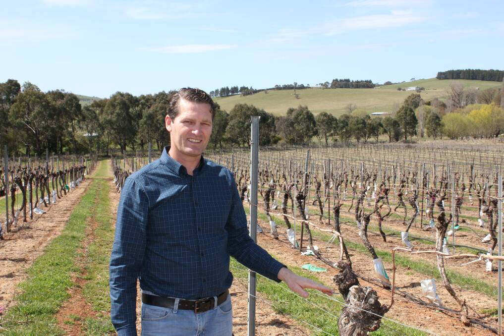 Department of Primary Industries new Viticulture Development Officer, Mr Darren Fahey.