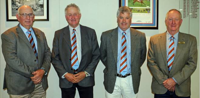 NEW GUARD: A new guard has taken over the reins at Herefords Australia for 2015, with Hilary O’Leary (left) re elected as Treasurer, Pat Pearce as Chairman, Andrew Bell as the new Vice Chairman and Kevin Hillsdon (right) as a director. There are also two other directors in Bruce Gunning and Steve Crowley.