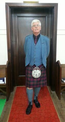 BOSS:Chieftain for the 38th gathering is Norman Alexander Macdonald, High Commissioner Clan Donald Australia.