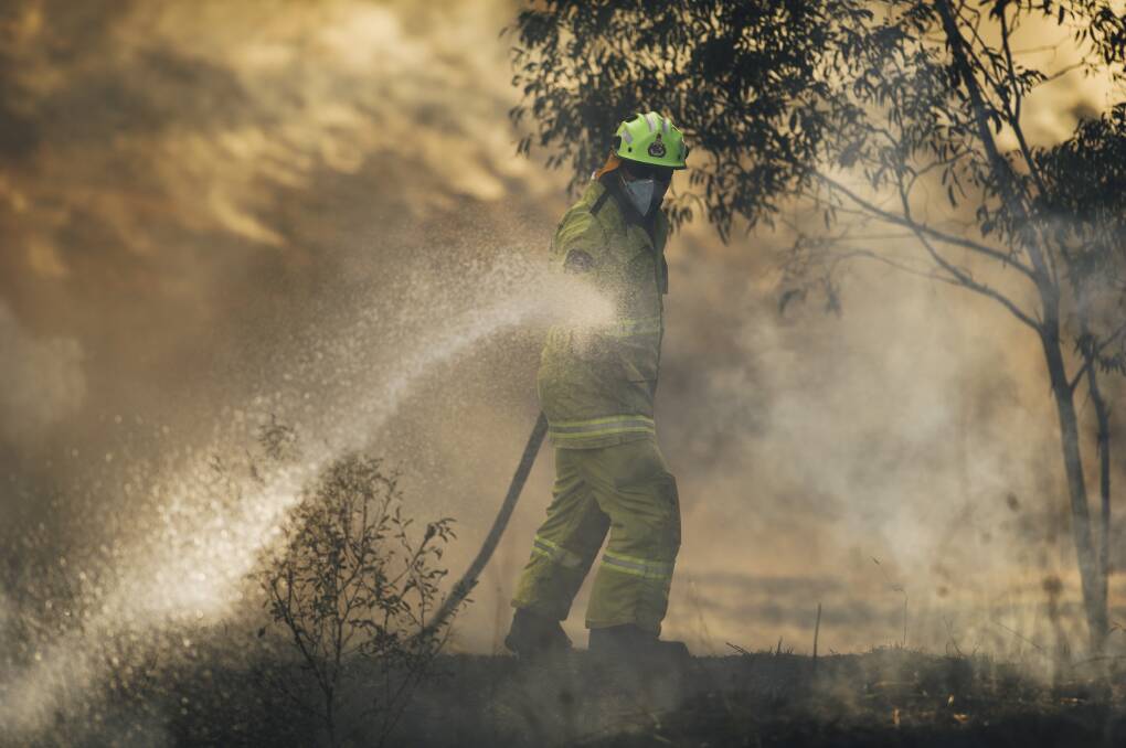 GOOD JOB: Seasonal fire fighting is a coveted job. Photo: Rohan Thomson