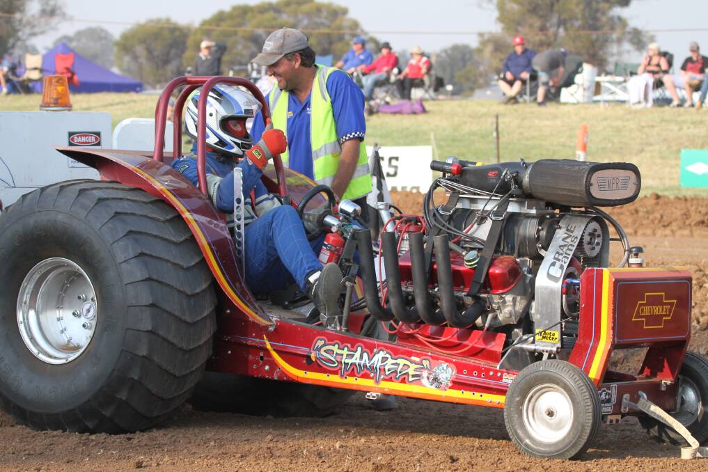 BEAST: One of the entrants in last year’s Barmedman Modified Tractor Pull.