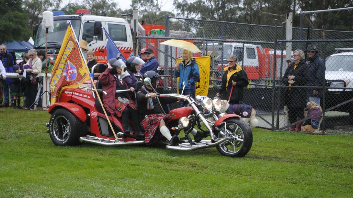Highland Trike Tours stand out on Bundanoon Oval. Photo by Dominica Sanda