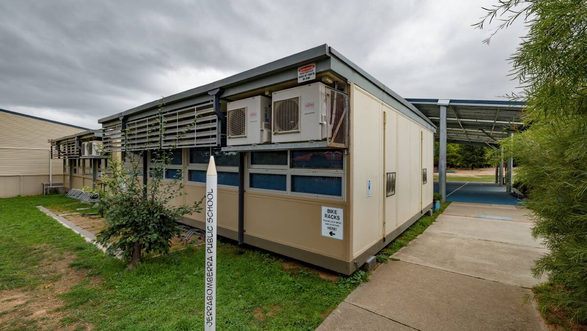 Australian Education Union president Correna Haythorpe said demountable classrooms often became permanent parts of school campuses. Picture by Sitthixay Ditthavong