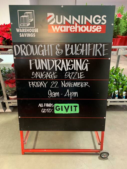 Grab a snag at Bunnings for communities impacted by drought and bushfire