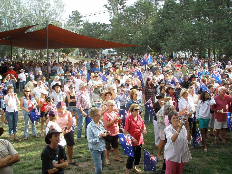 ENTERTAINED: Eager crowds enjoy the array of talented Australian country music artists at the annual Bungendore Country Music Muster.