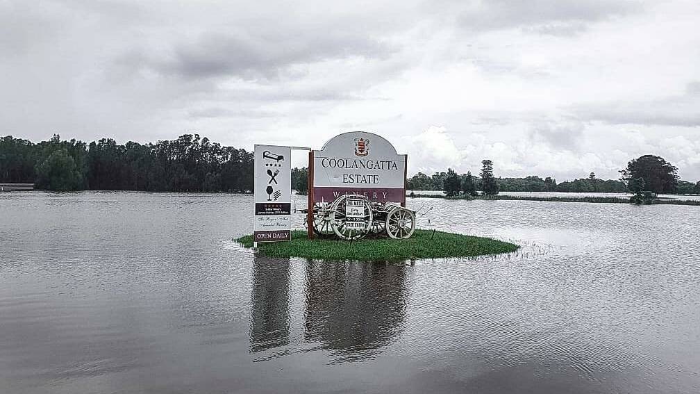 The Coolangatta Estate under water during the recent big wet. Image: Facebook