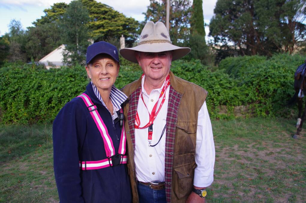 Ride With Pride organisers Di'Hanne Keir and Tony Hart at the Mila Equestrian Centre  where a week of riding raised nearly $20,000 for the Leukaemia Foundation.