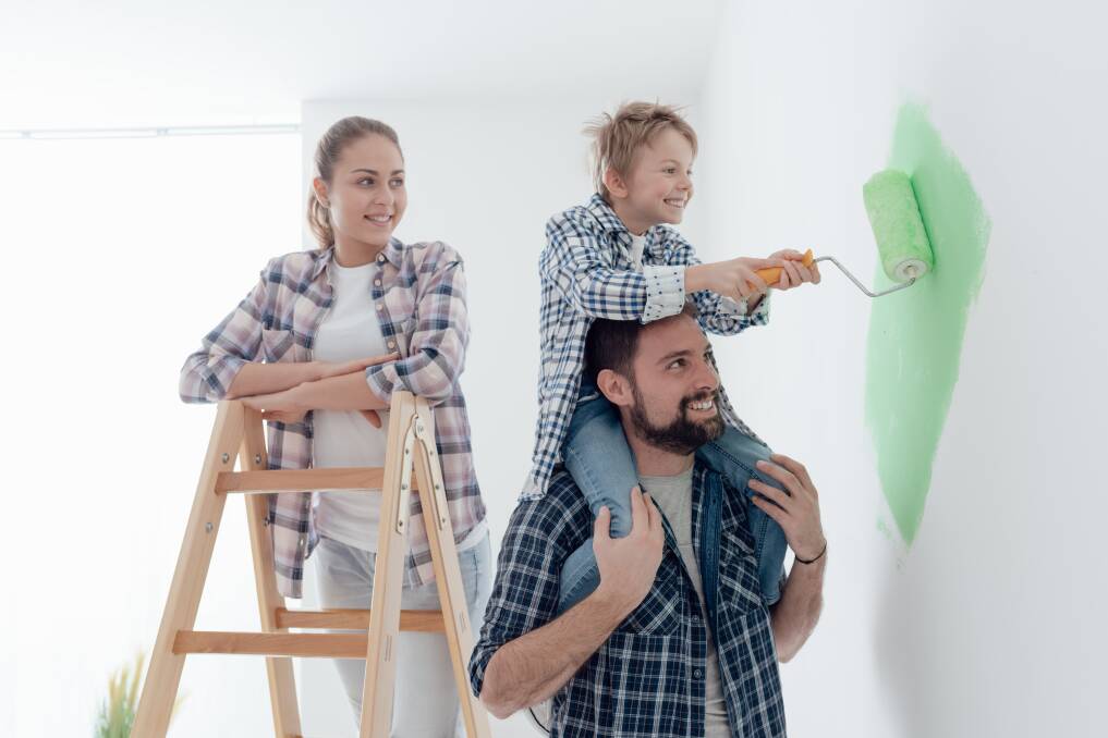 GET FRESH: Painting delivers real bang for your buck. Photos: Shutterstock