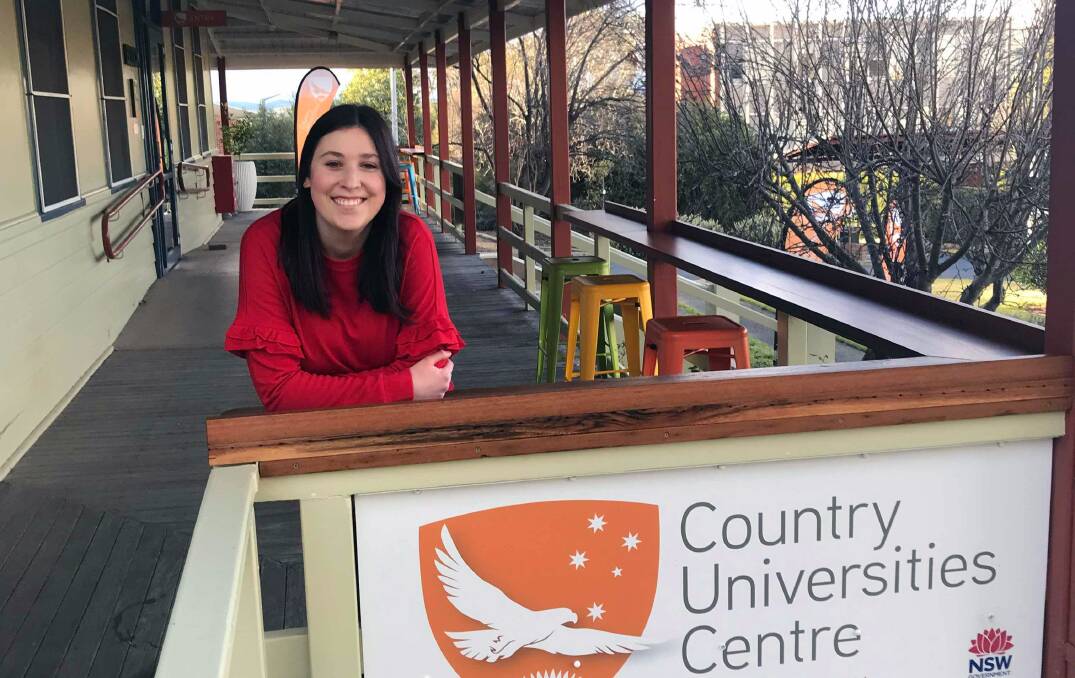 Student facilities: The Country University Centre in Goulburn hosts indoor and outdoor work spaces. Photo: Supplied.