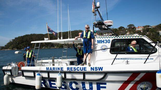 Marine Rescue NSW is one of eight state groups set to receive funding from the Emergency Volunteer Support Scheme. Photo: file
