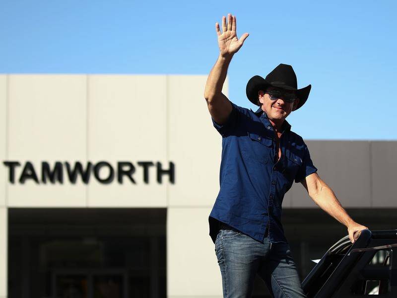 Lee Kernaghan is one of the star performers in the annual Tamworth Country Music Festival.