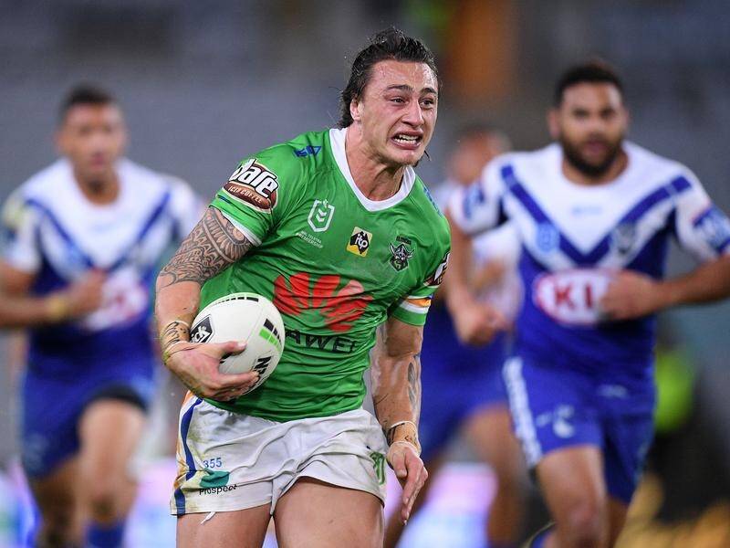 Charnze Nicoll-Klokstad has been in fine form at fullback for the Canberra Raiders.