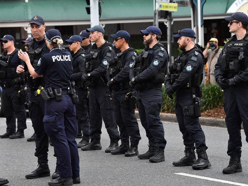 The Queensland government is funding 1450 extra frontline police officers.