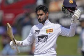 Sri Lanka's Dhananjaya de Silva played a captain's innings in the first Test against Bangladesh. (AP PHOTO)