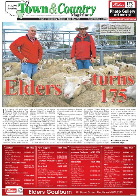 Elders turns 175