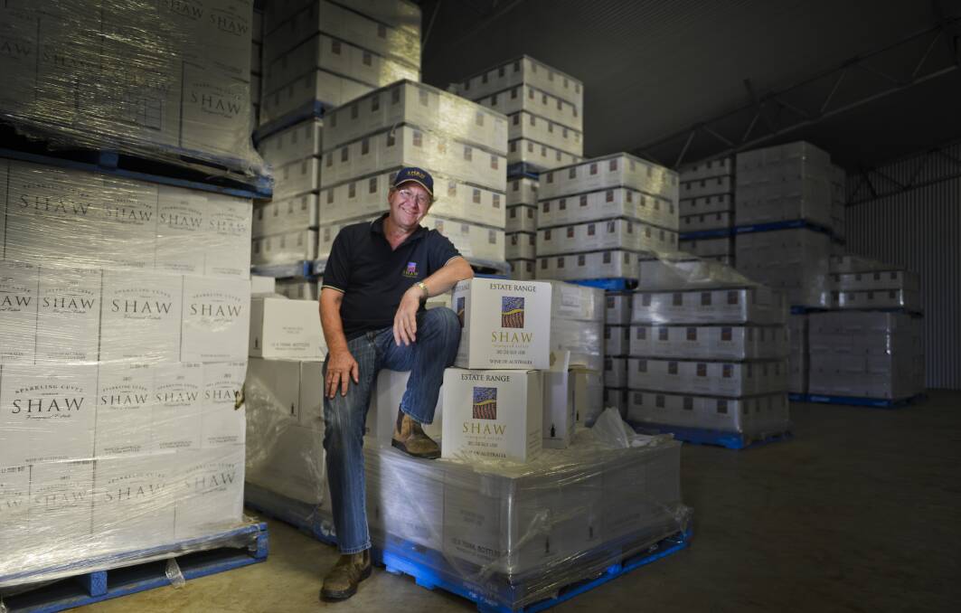 WINE WINNERS: Graeme Shaw of Murrumbateman business Shaw Vineyard Estate says the trade-war between America and China could be a boon for his business. Photo: Rohan Thomson.